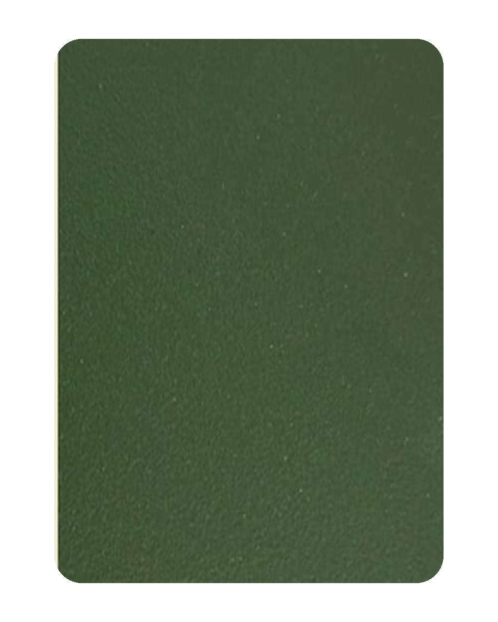 Amostra de pintura eletrostática Verde
