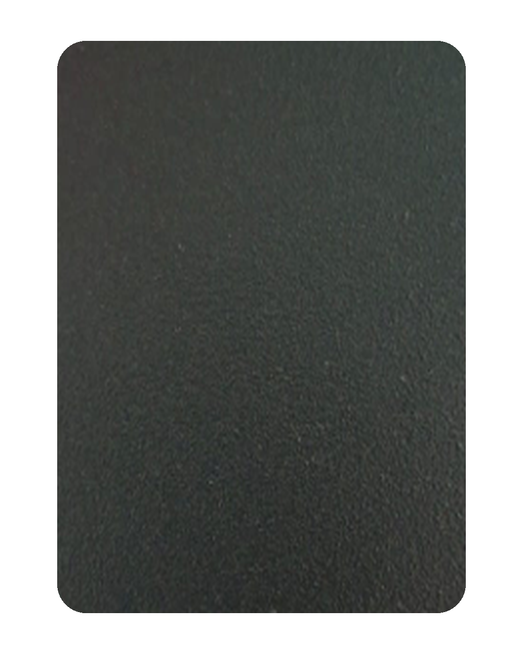 Amostra de pintura eletrostática Preto